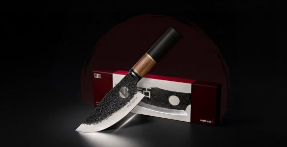 Matsato Osuren chef's knife with finger hole